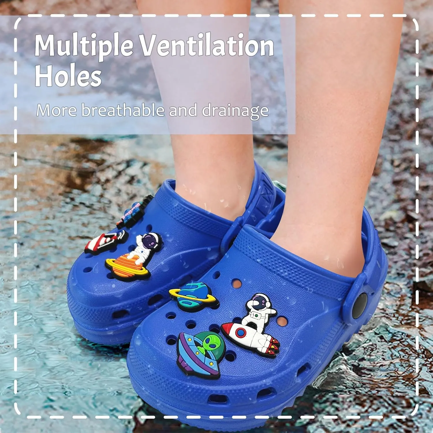 Cartoon Kids Toddler Garden Clogs Non Slip Beach Pool Slide Water Shoes Indoor Outdoor Clogs Sandals for Boys Girls Birthday Gift.