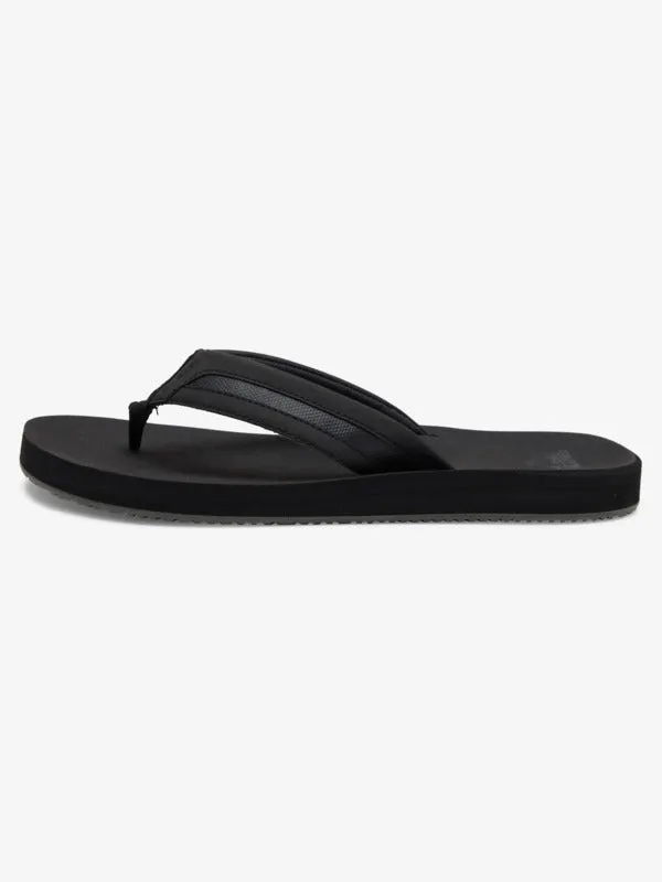 Carver Squish Mens Thongs - Black