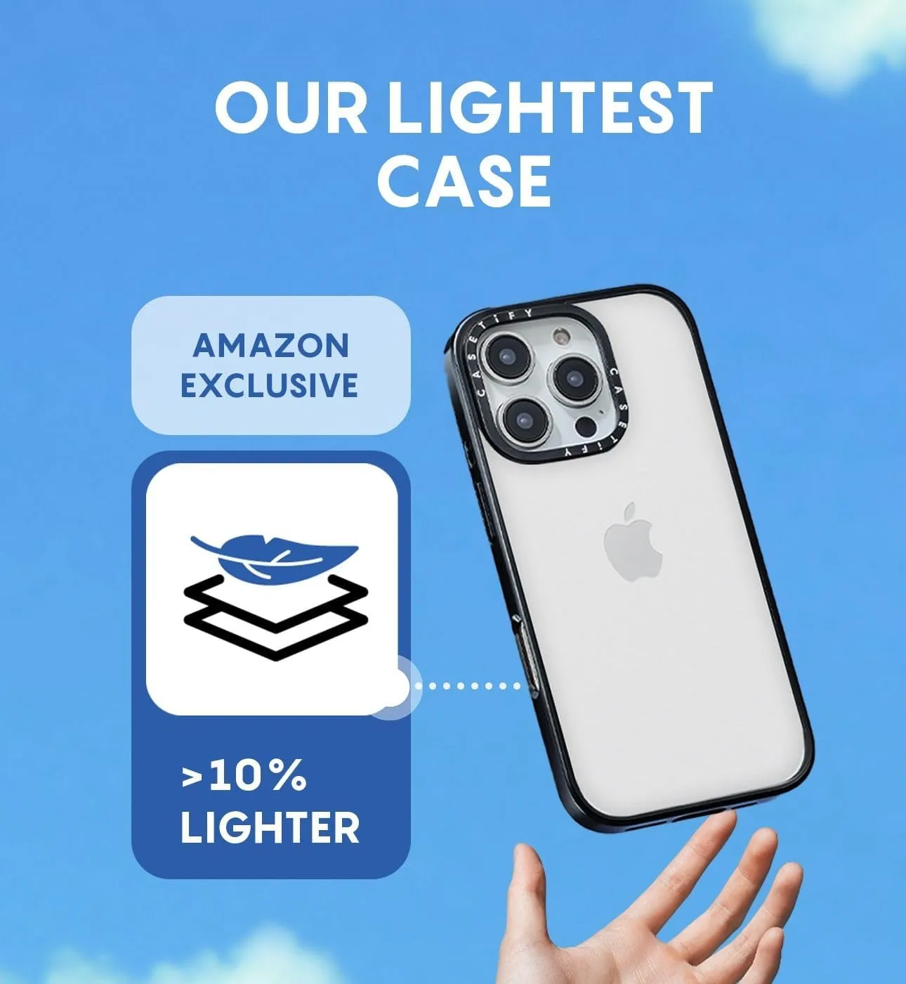 CASETiFY Compact iPhone 15 Pro Max Case [4 ft. 2X Military Grade Drop Protection/Slim/Lightweight] - Cherries - Clear Black