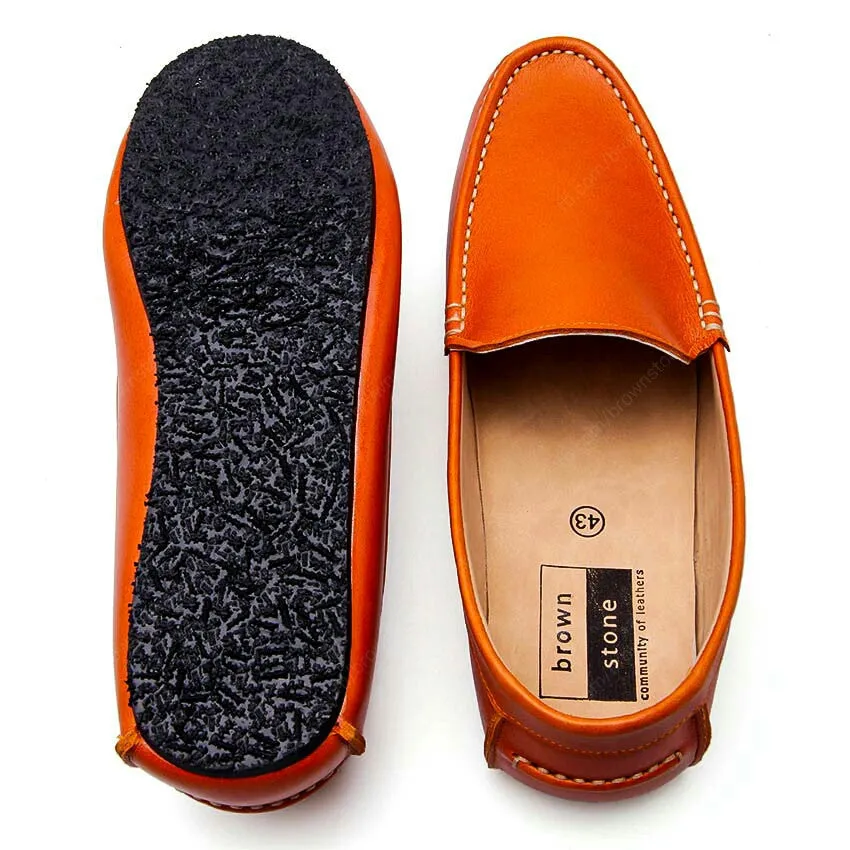 Casualist Leather Loafer Soft Squeeze Orange