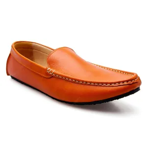 Casualist Leather Loafer Soft Squeeze Orange