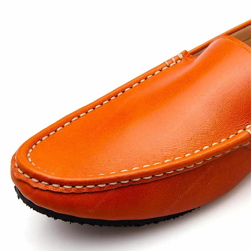 Casualist Leather Loafer Soft Squeeze Orange
