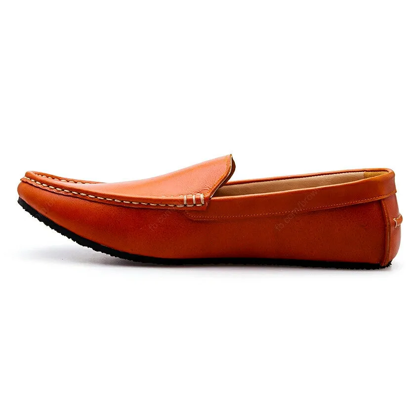 Casualist Leather Loafer Soft Squeeze Orange