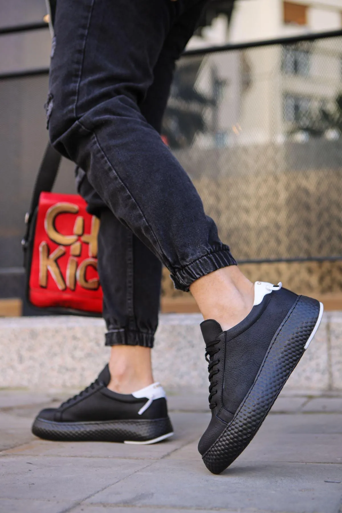 CH107 Women Black Casual Sneaker Sports Shoes