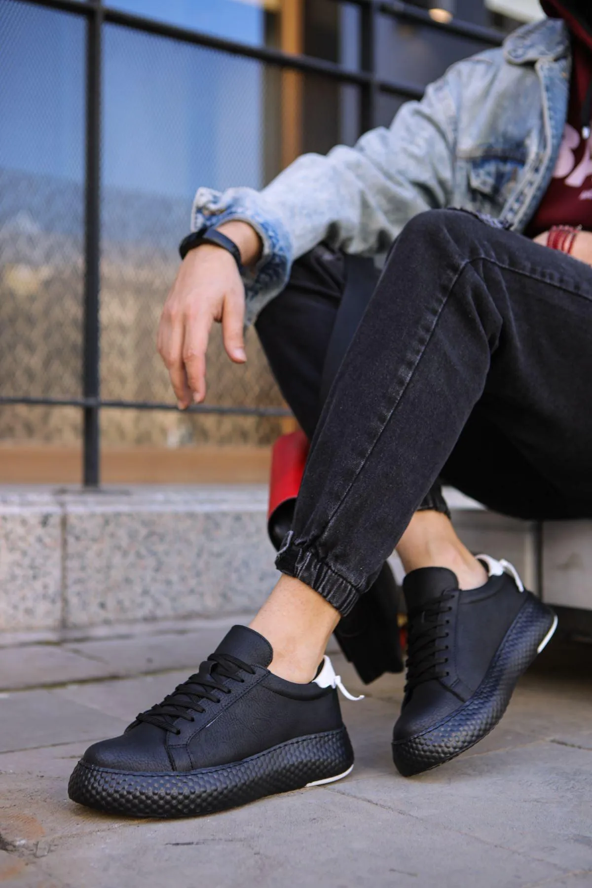 CH107 Women Black Casual Sneaker Sports Shoes