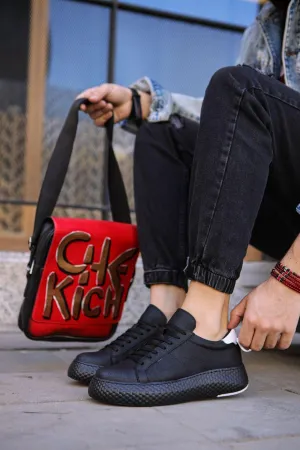 CH107 Women Black Casual Sneaker Sports Shoes