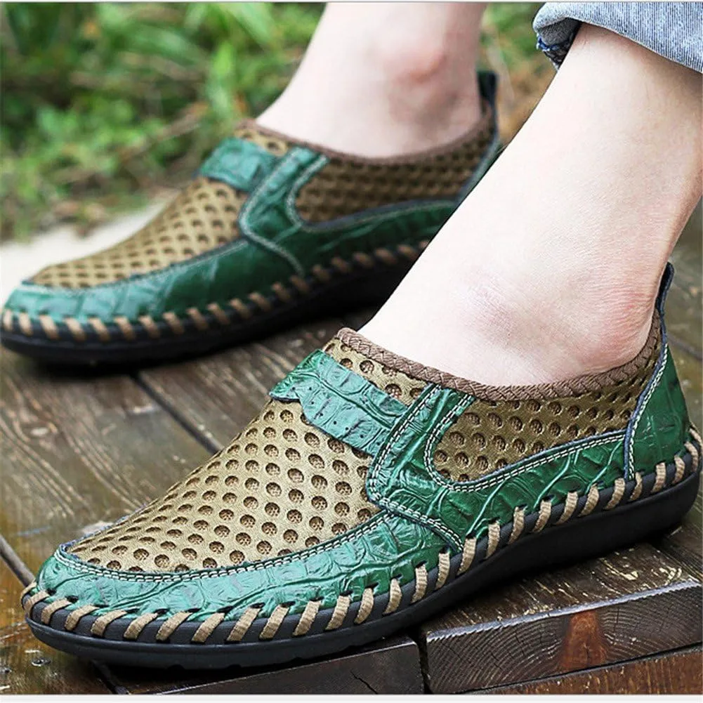 ChicWind Slip-On Loafers Walking Shoes Mesh Casual Water Shoes