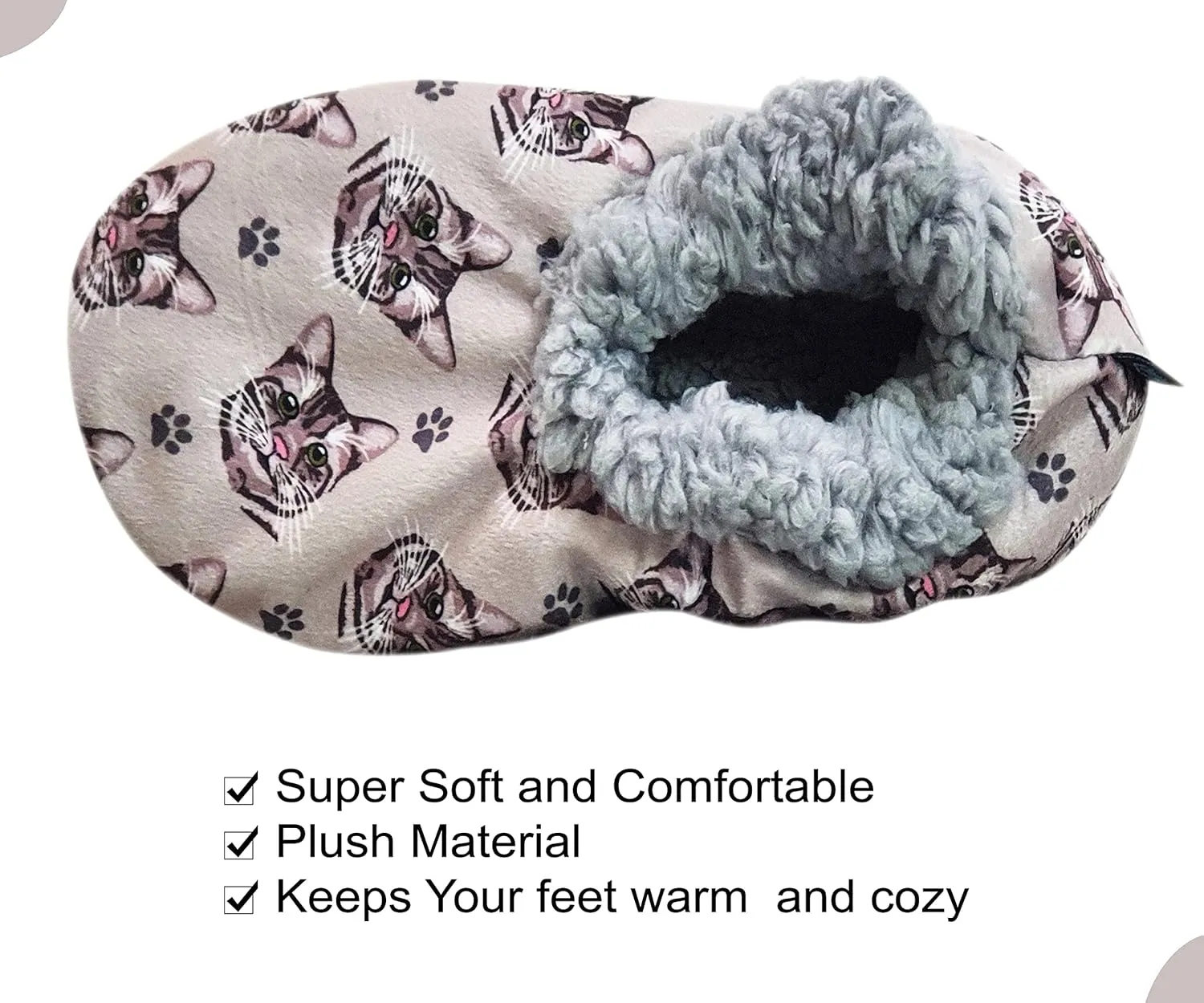 Chihuahua Super Soft Womens Slippers - One Size Fits Most - Cozy House Slippers - Non Skid Bottom - perfect for Chihuahua gifts