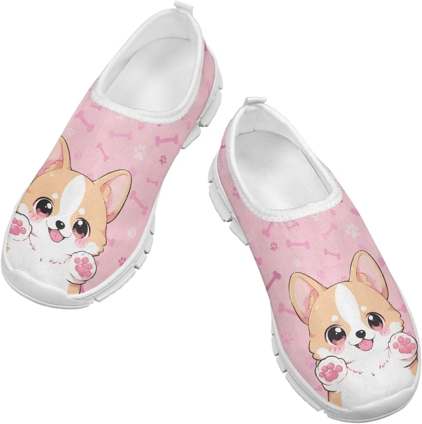 Children's Casual Shoes Slip on Walking Shoes for Little Boys Girls Breathable Running Shoes Lightweight Non-Slip Unisex Fashion Sneakers SizeUS 11-15