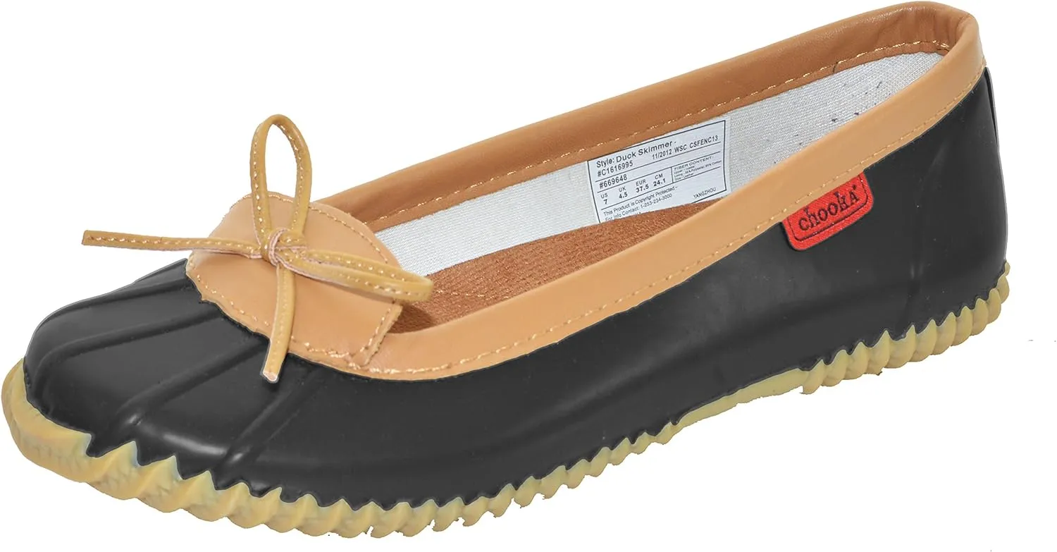 Chooka Womens' Waterproof Skimmer Ballet Flat