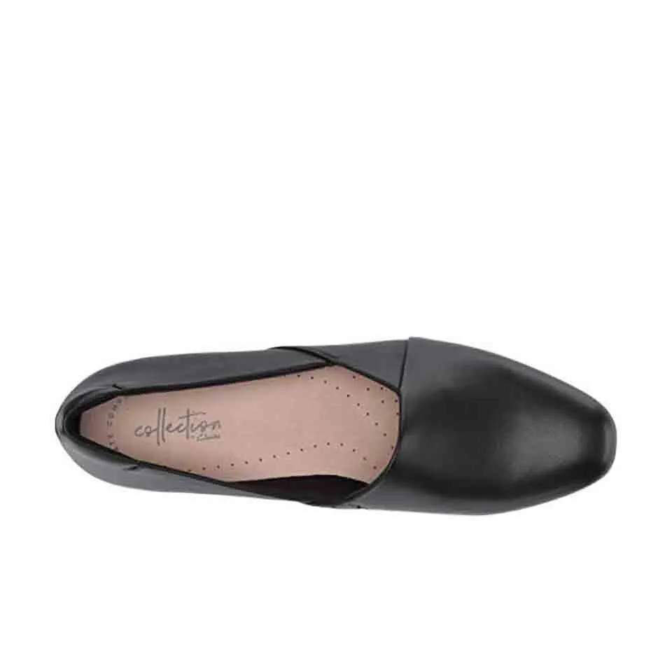 Clarks Women's Juliet Palm Black Leather