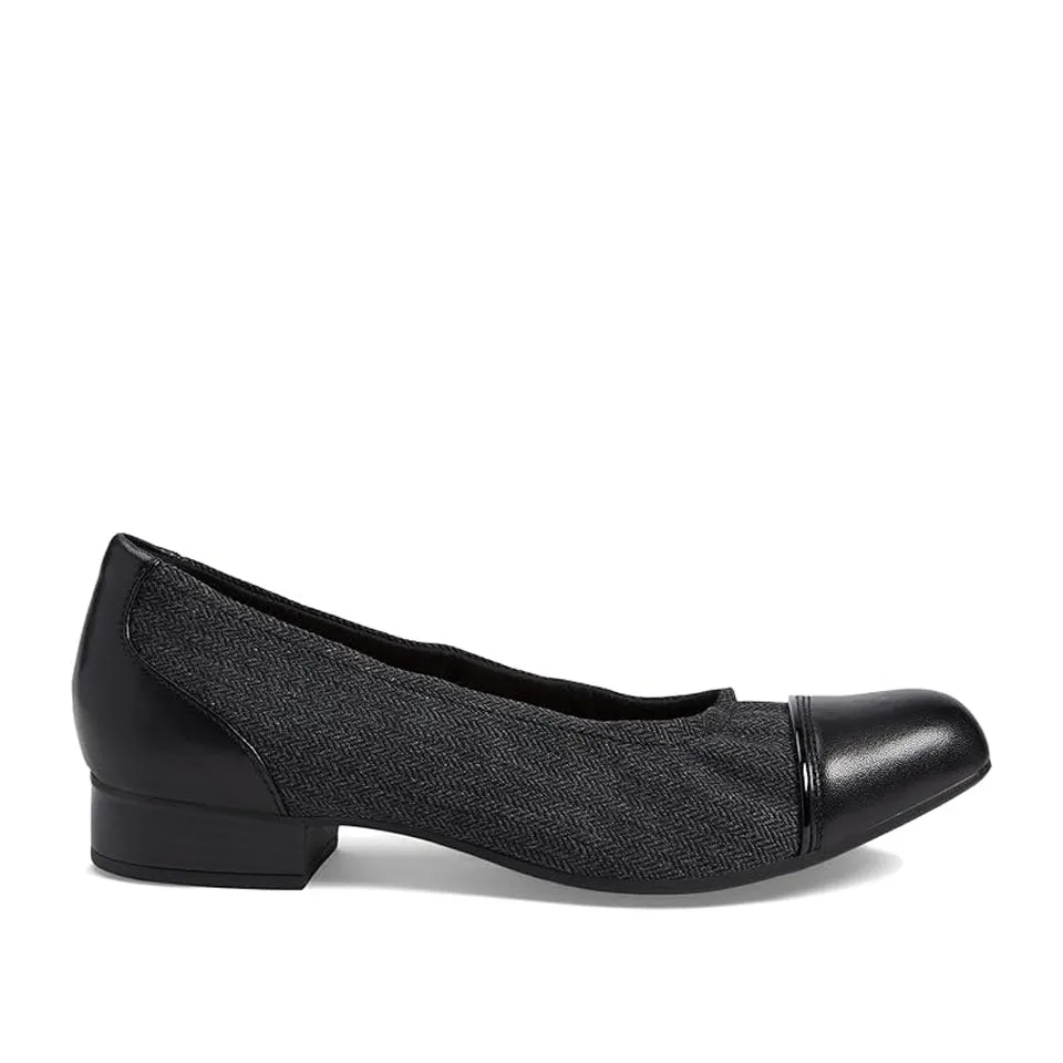 Clarks Women's Juliet Step Black Tweed Combi 26175431