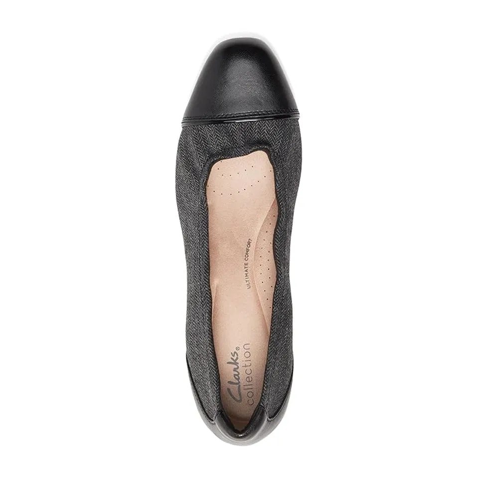 Clarks Women's Juliet Step Black Tweed Combi 26175431