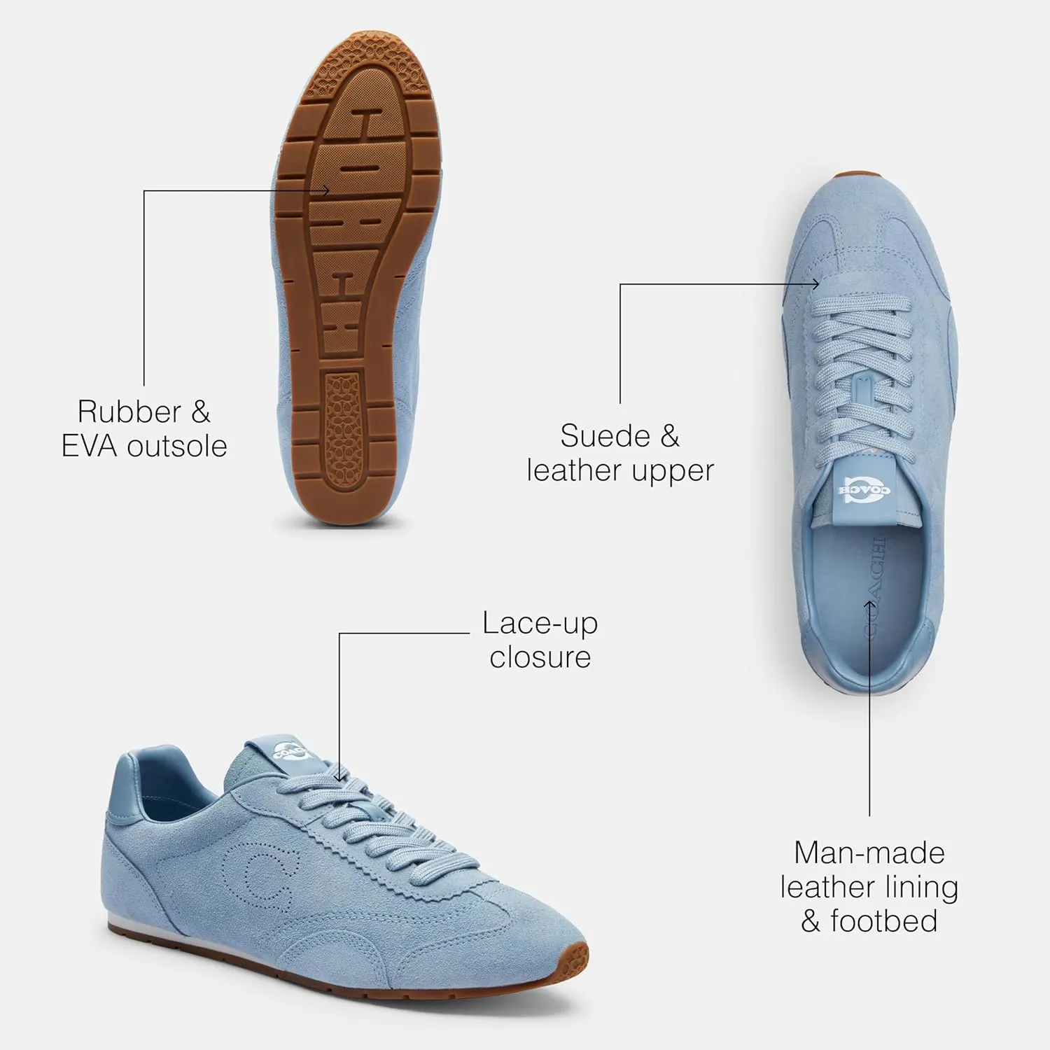 COACH Women's Flat Sneakers