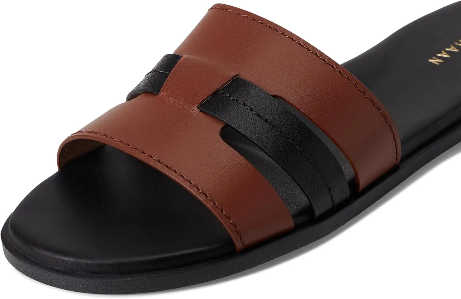 Cole Haan Women's Flynn Slotted Slides Flat Sandal