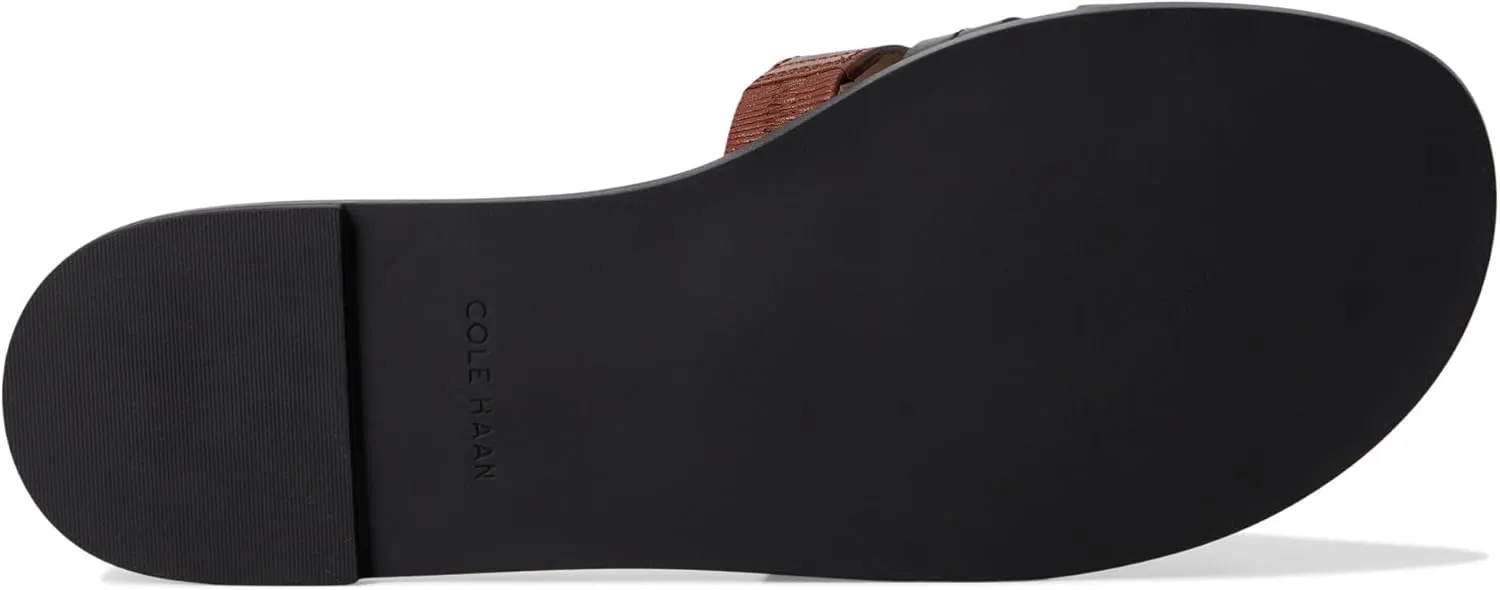 Cole Haan Women's Flynn Slotted Slides Flat Sandal