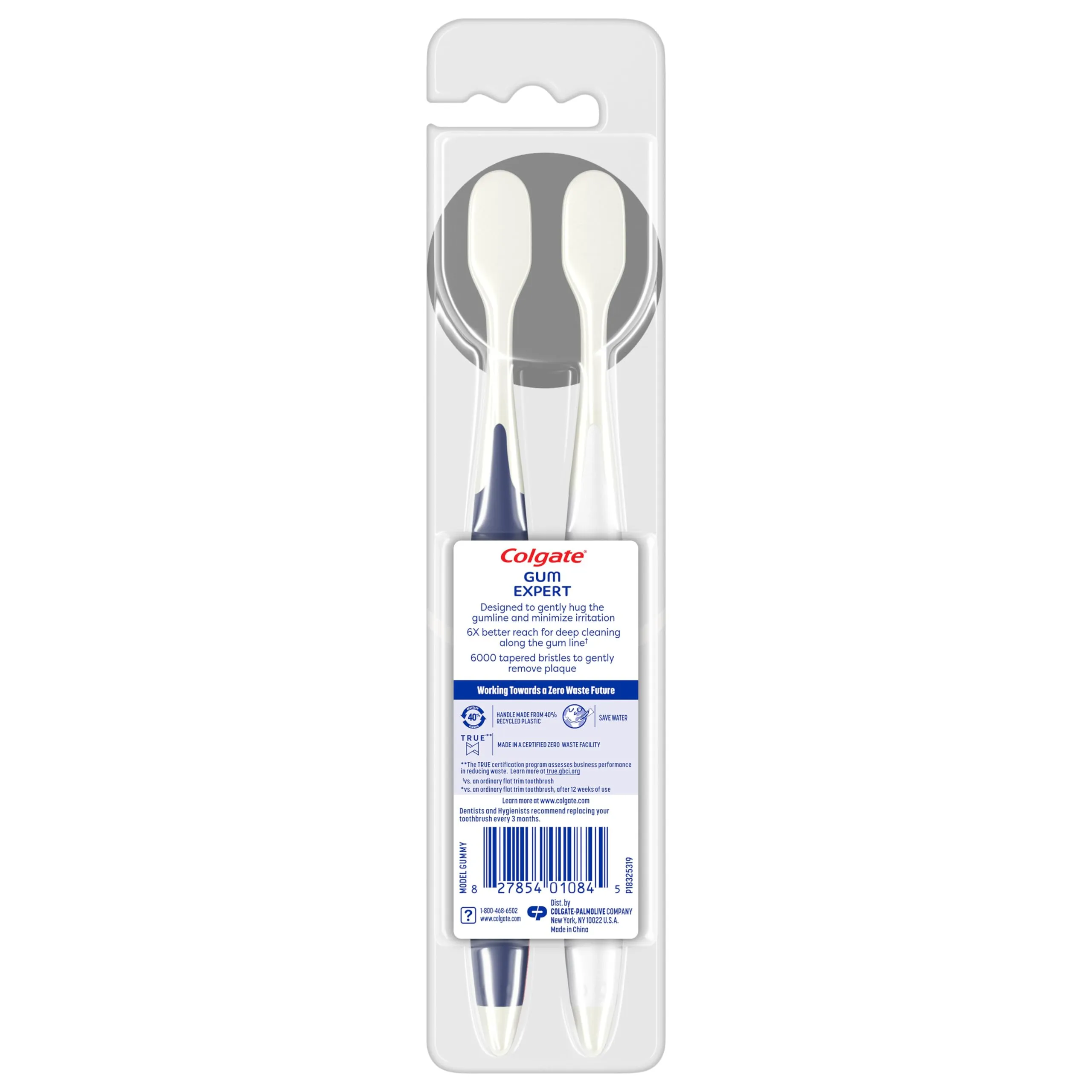 Colgate Ultra Soft Toothbrush Pack, Extra Soft for Sensitive Gums, 2 Pack