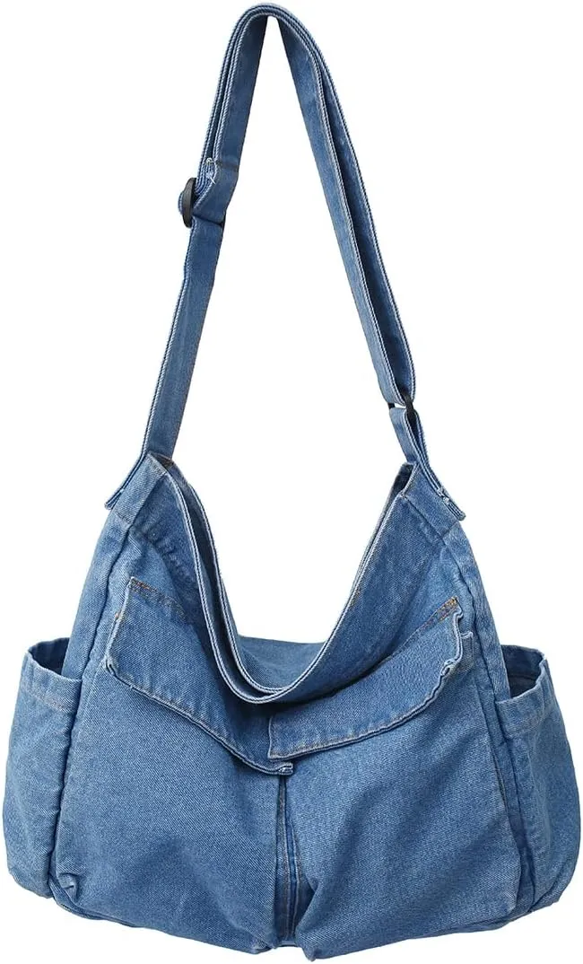 Collsants Messenger Bag Hobo Crossbody Bags for Women Canvas Bag Crossbody Tote Bag Shoulder Bag