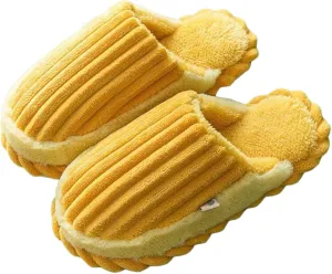 Corduroy House Slippers Home Bedroom Slide Slipper Shoes Comfy Winter Thermal Warm Slip on Shoe Trendy Gift Slippers