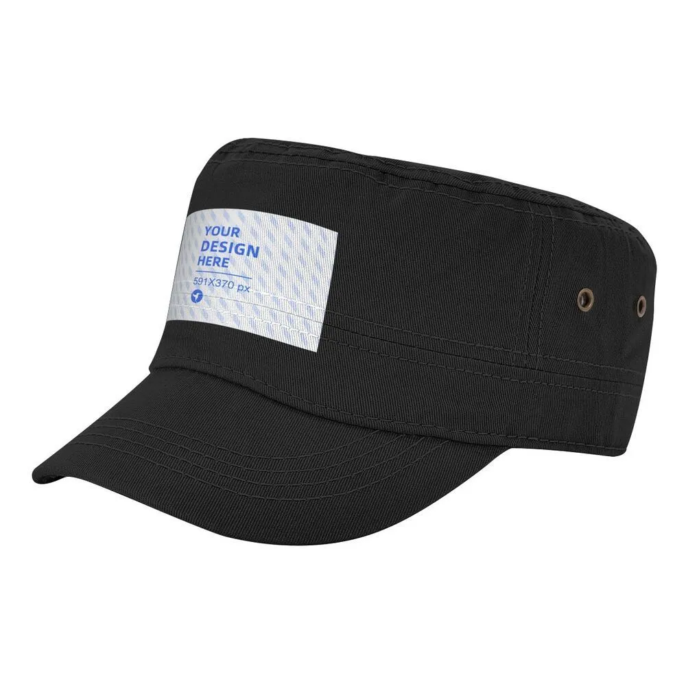 Cotton Breathable Lightweight Flat Top Hat