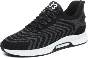 Couple Men's Elevator Shoes Men's Casual Mesh Trainers Lightweight Breathable Lace Up Sports Shoes with Mens Sneaker 626