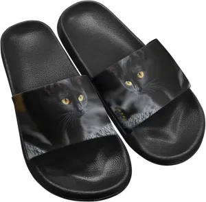 Couple Pattern Slide Sandals for Women Men Ultra Comfort Recovery Pillow Slippers Soft Summer Beach Shoes