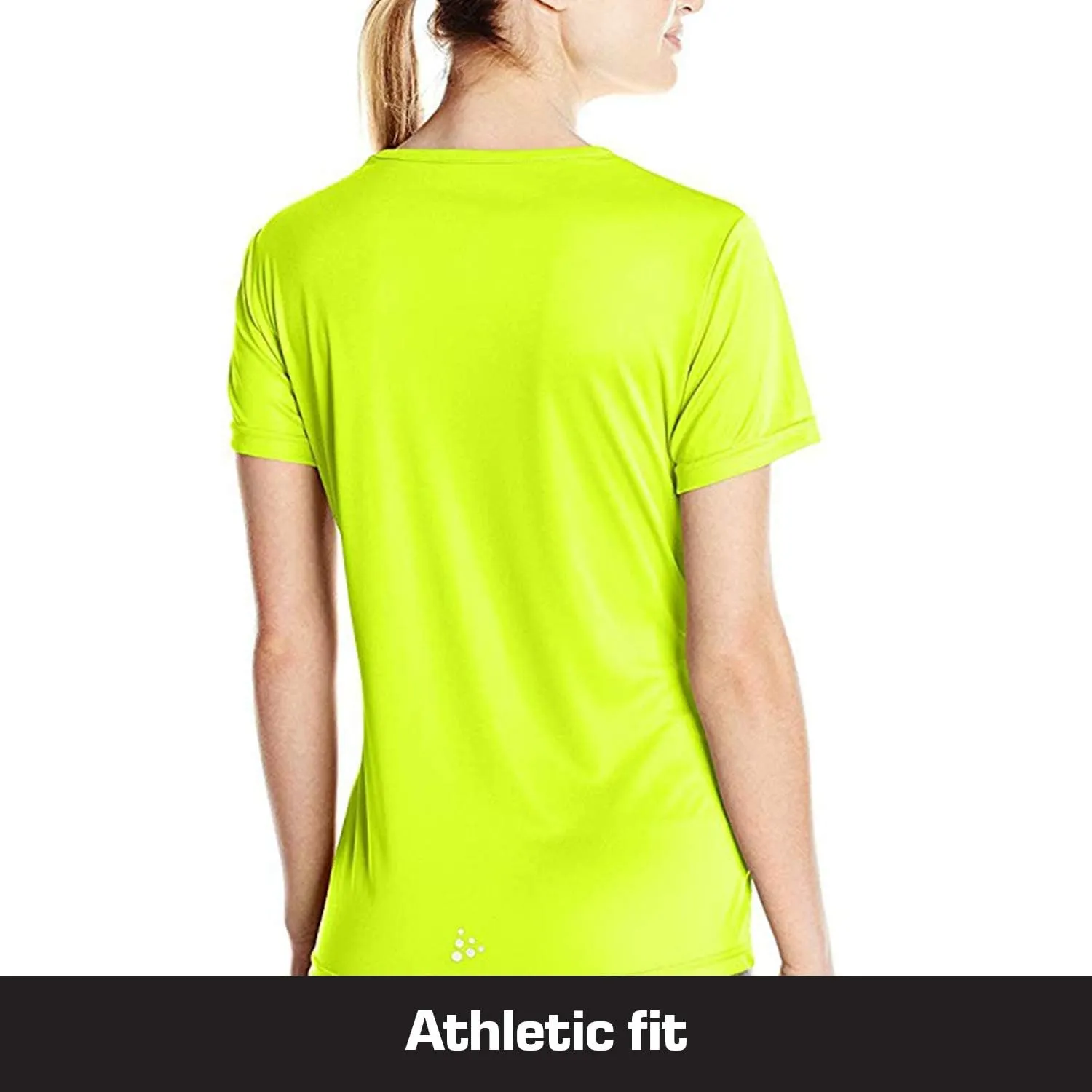 Craft Women's Essential Tee Shirt for Gym Sports Top, Lightweight Technical T