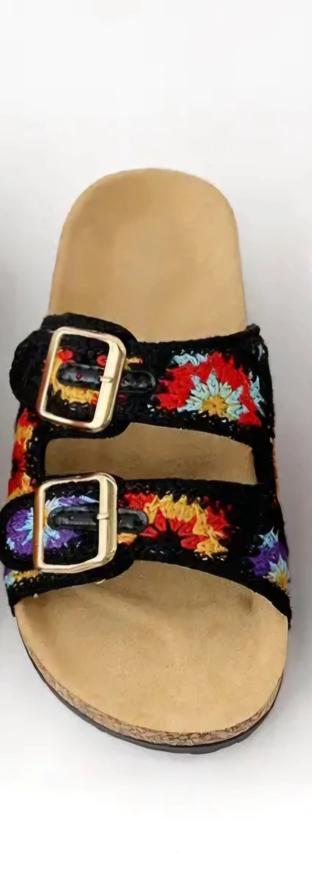 Crochet slip on sandals
