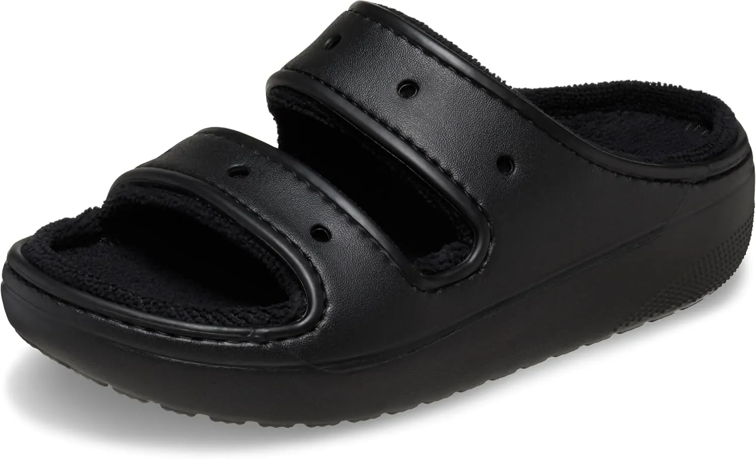 Crocs Unisex-Adult Classic Cozzzy Towel Sandals | Fuzzy Slippers Slide