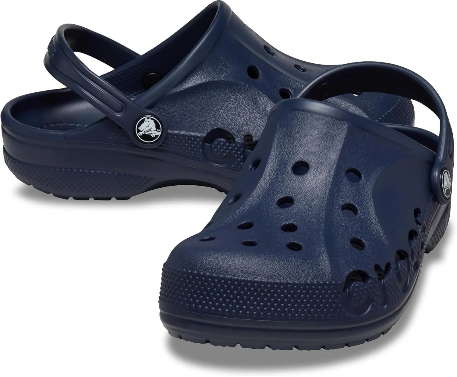 Crocs Via Clog, Slip-on Shoes for Kids and Toddlers, Navy, 1 US Unisex Little