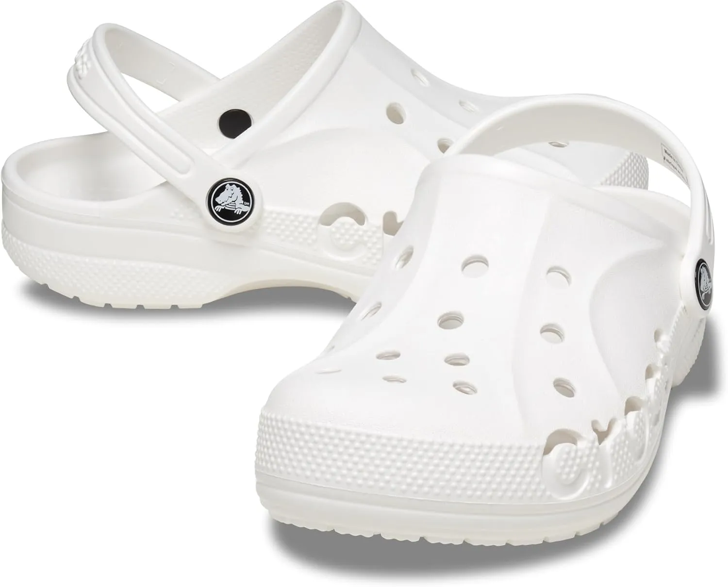 Crocs Via Clog, Slip-on Shoes for Kids and Toddlers, White, 2 US Unisex Little