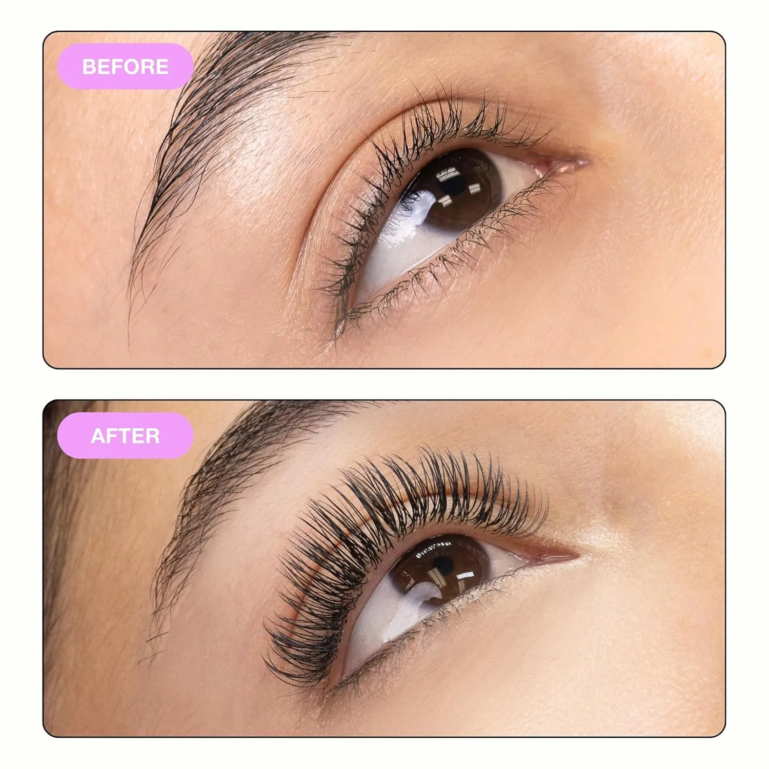 Curacoro Laser Flat Lash Extensions – Lightweight & Long-Lasting Flat Lashes with Laser-Enhanced Adhesion | True Black C, CC, D Curl 7–15mm Eyelash Extensions for Professionals