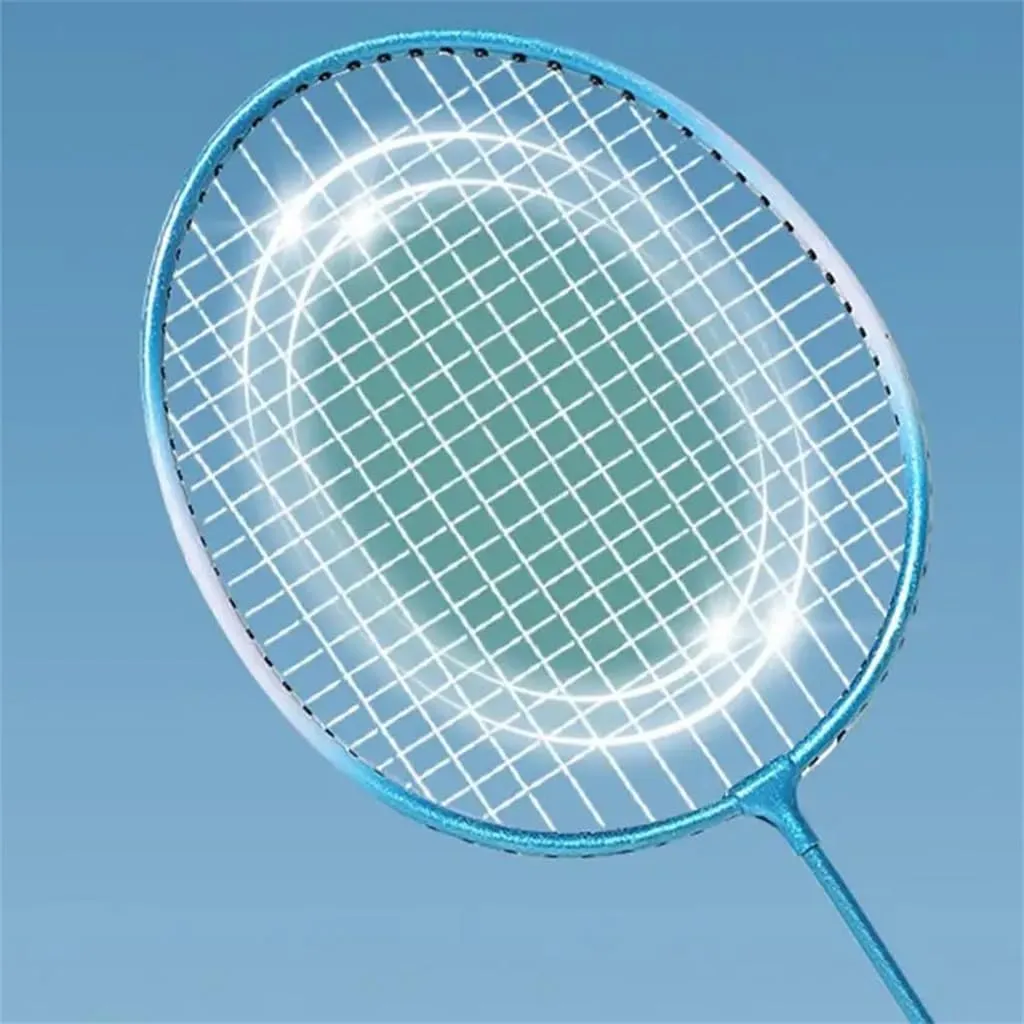 Cushion Handle Gift Badminton Racket Set Shock Absorbing Badminton Ball