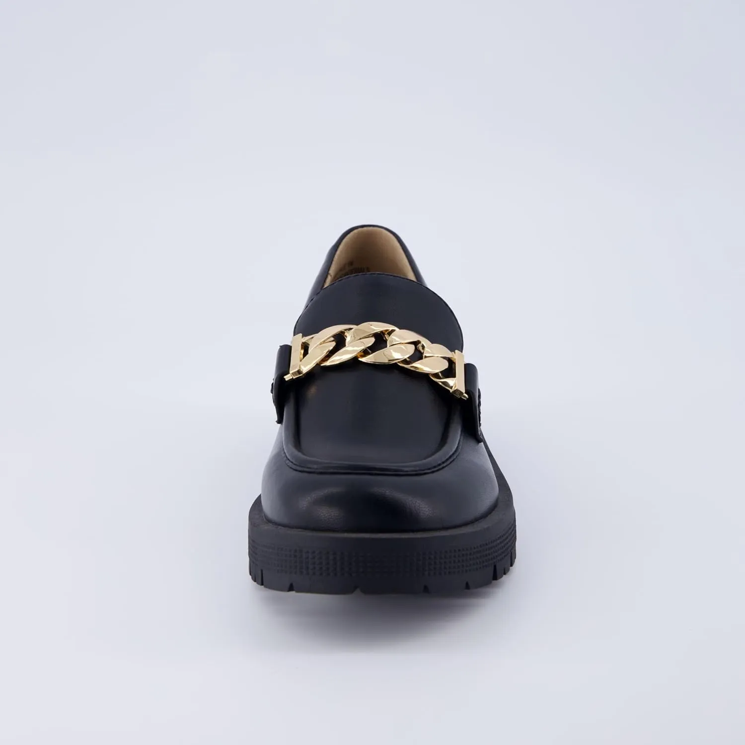 CUSHIONAIRE Women's Cottage Slip on Loafer with Chain  Memory Foam, Wide Widths Available