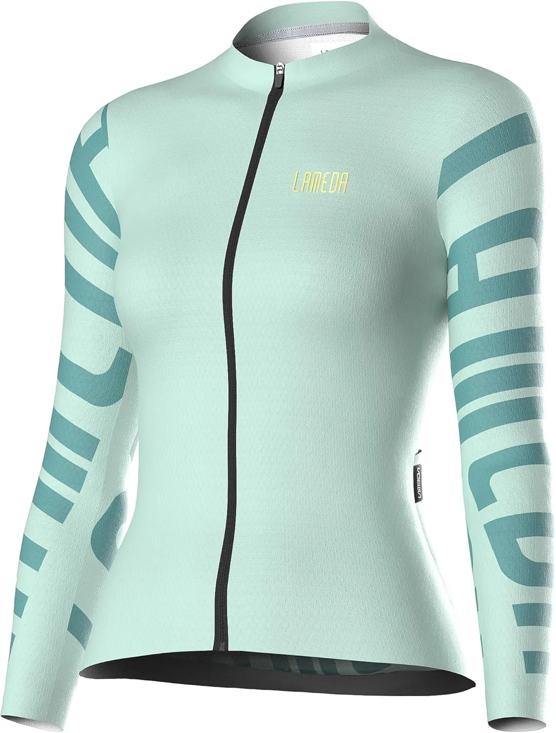 Cycling Jersey Women Long Sleeve, Breathable Bike Jersey with Pockets, Bike Shirts for Bicycle Road Biking Riding