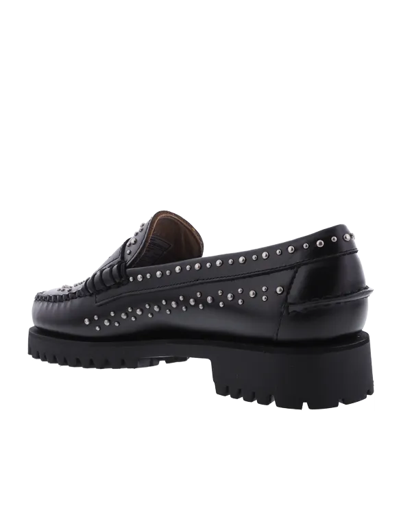 Dames Dan Studs Loafer Zwart