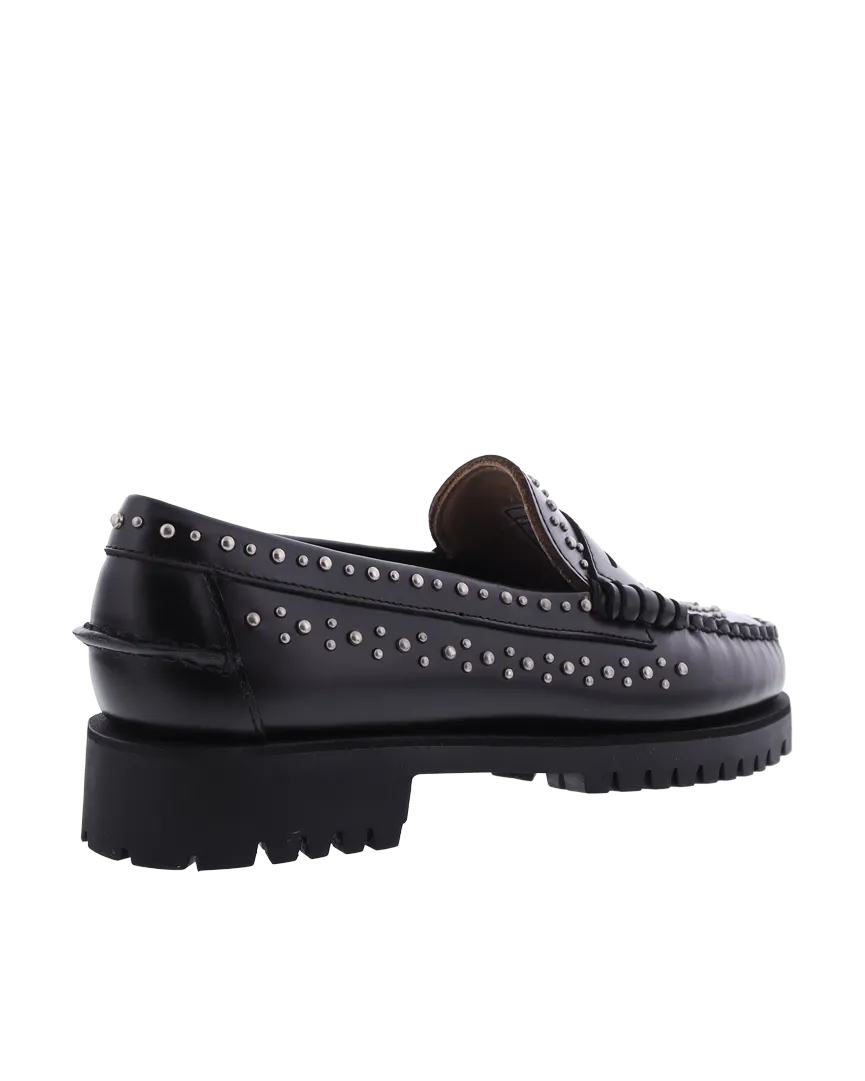 Dames Dan Studs Loafer Zwart