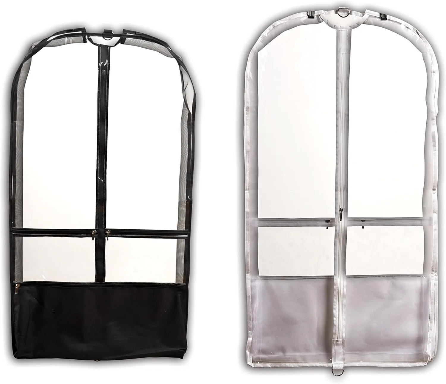 Danznmotion Clear Competition Garment Bag Black B597-BLK, Black, 00