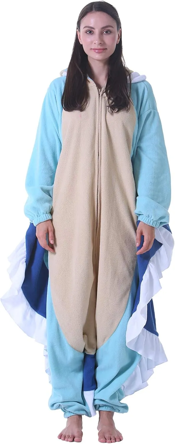 DarkCom Sea Hare Onesie Halloween Costume One Piece Unisex Adult Pajamas Women Men Sleepwear Christmas Pajamas