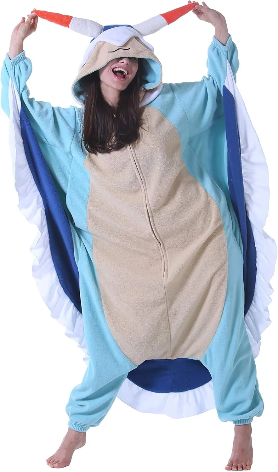 DarkCom Sea Hare Onesie Halloween Costume One Piece Unisex Adult Pajamas Women Men Sleepwear Christmas Pajamas
