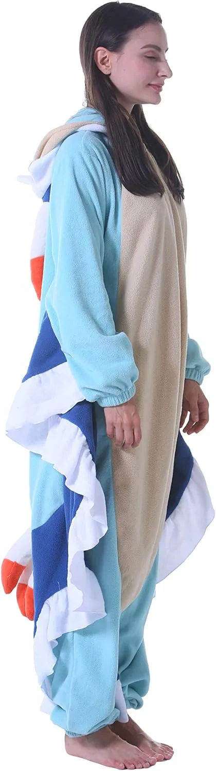 DarkCom Sea Hare Onesie Halloween Costume One Piece Unisex Adult Pajamas Women Men Sleepwear Christmas Pajamas