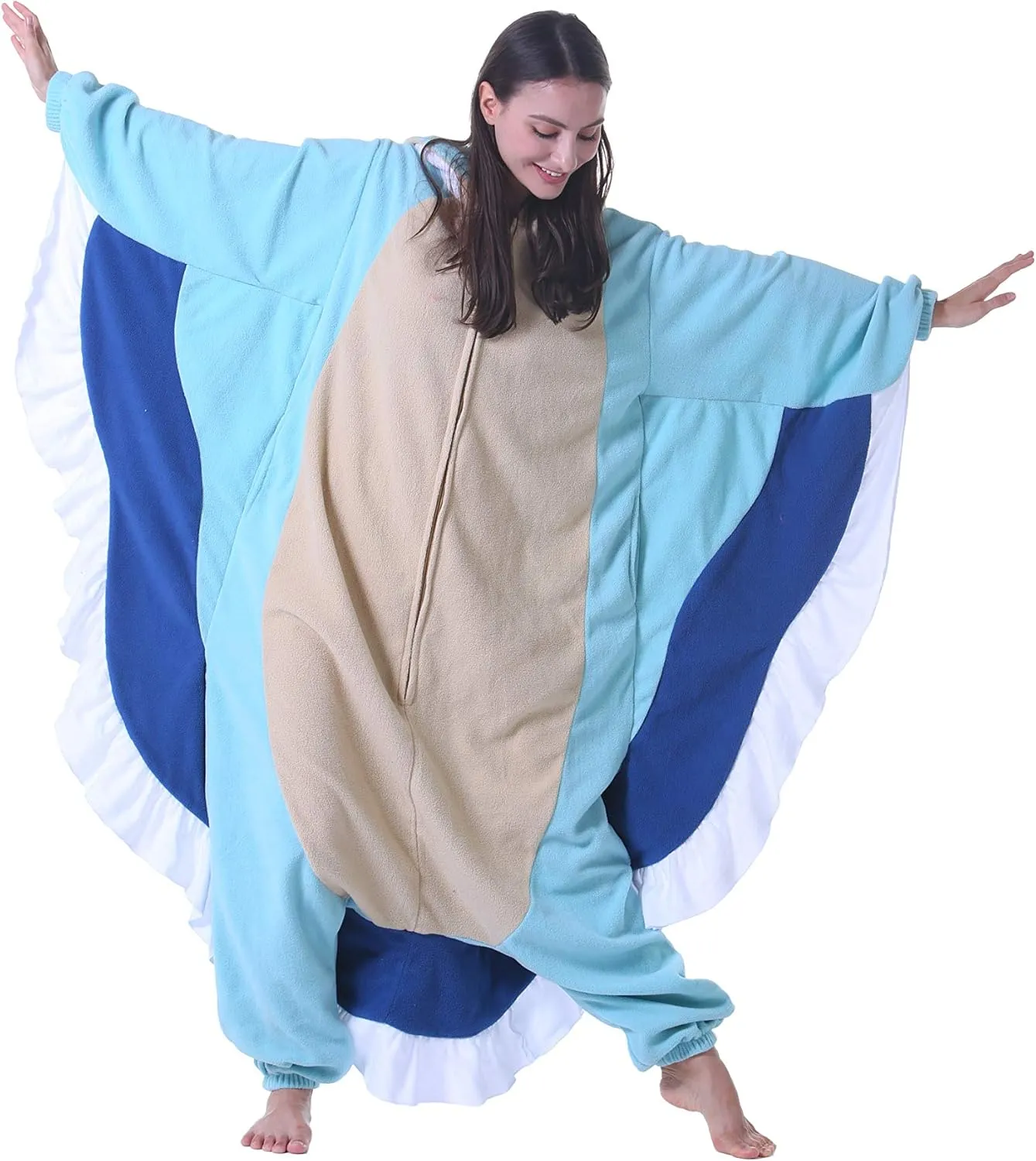 DarkCom Sea Hare Onesie Halloween Costume One Piece Unisex Adult Pajamas Women Men Sleepwear Christmas Pajamas