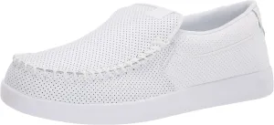 DC mens Villain Casual Slip on Skate Shoe, White, 11.5 US