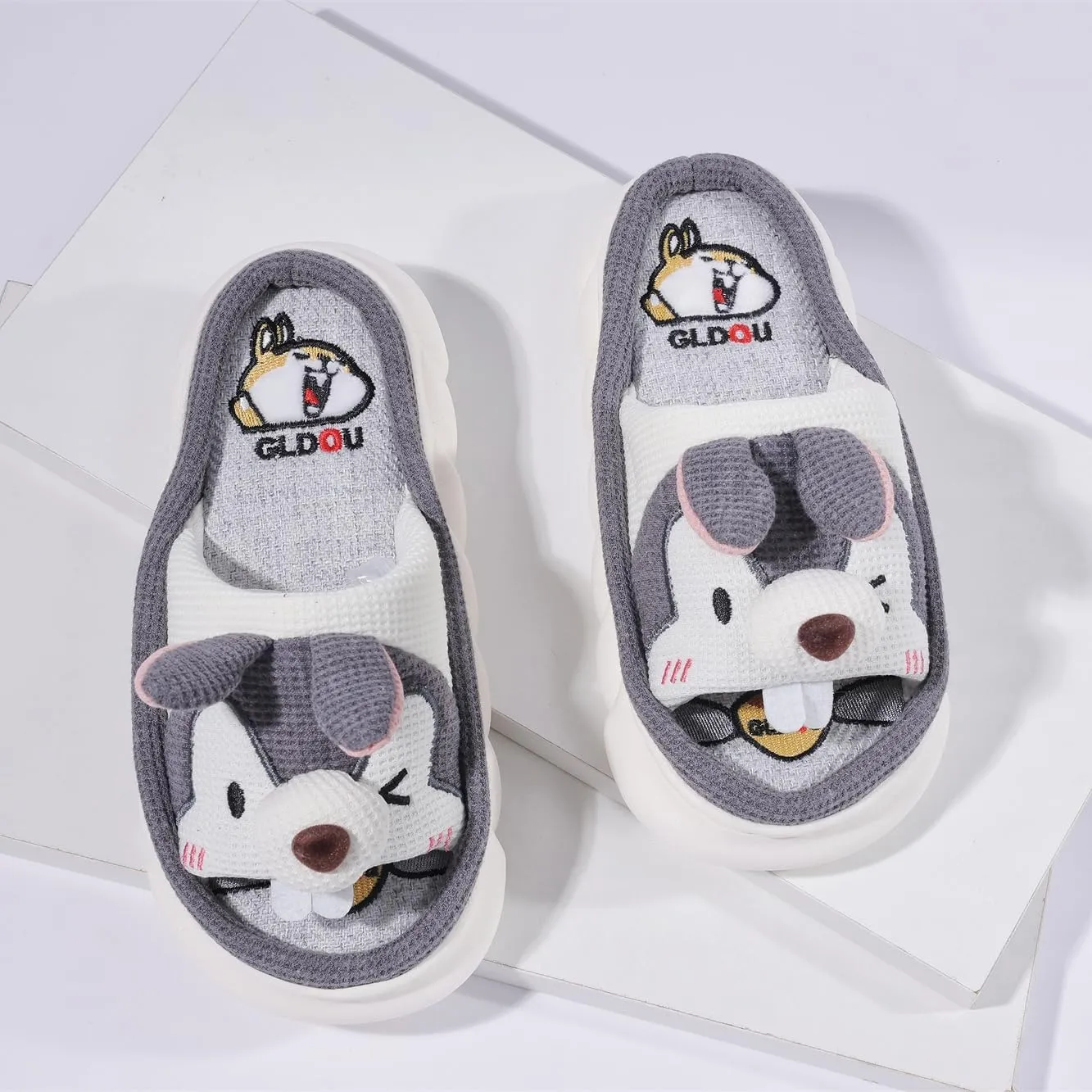 DCLTD Womens & Men's Shark Slides - Super Soft Cloud Slippers
