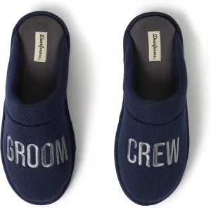 Dearfoams Men's Groom & Groomsmen Giftable Wedding Day Scuff Slipper