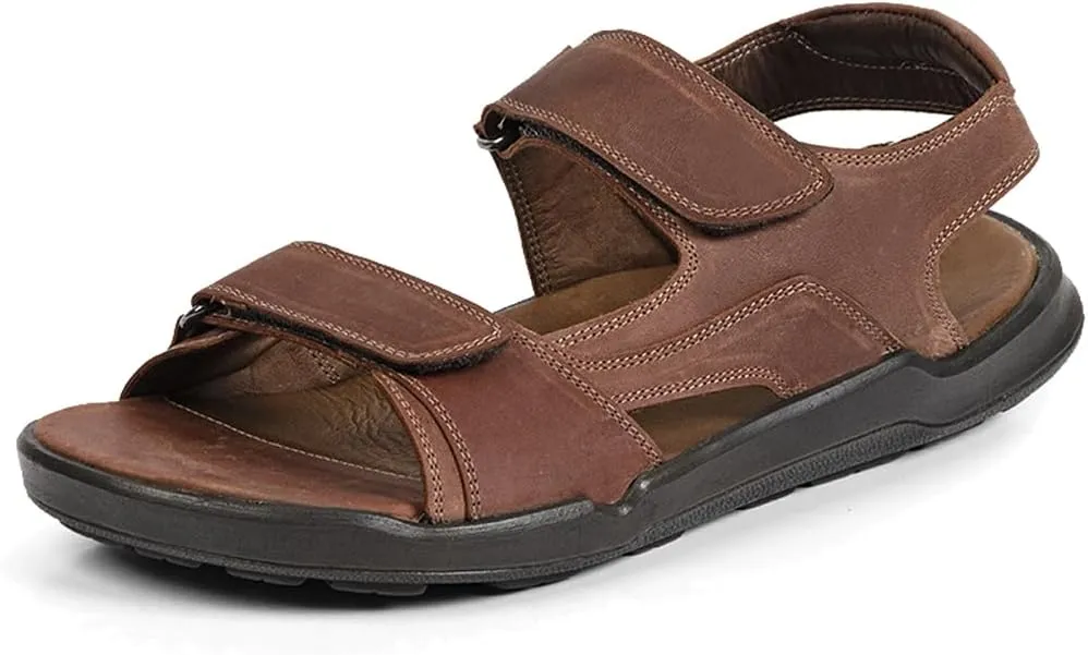 Deep Sea Men's Sandals - Adjustable, Soft, and Comfortable | Ideal for daily wear and travels
