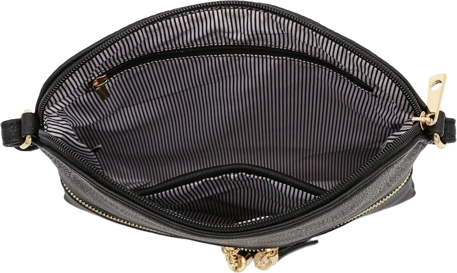 DELUXITY Lightweight Medium Crossbody Bag with Tassel