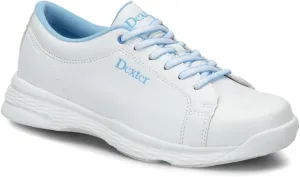 Dexter Womens Raquel V Bowling Shoes- 8 1/2, White/Blue, 8.5