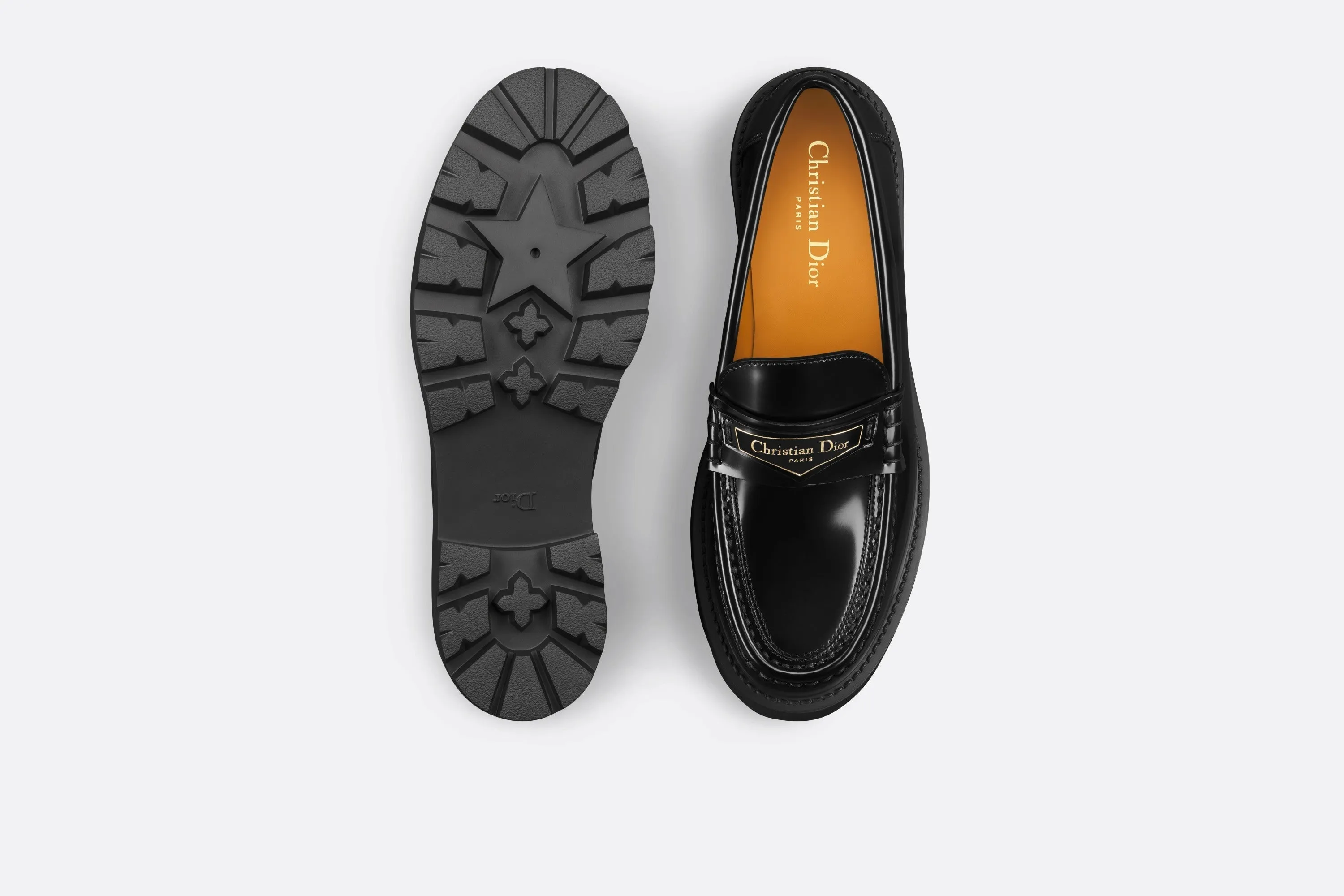 Dior Boy Platform Loafer • Black Brushed Calfskin