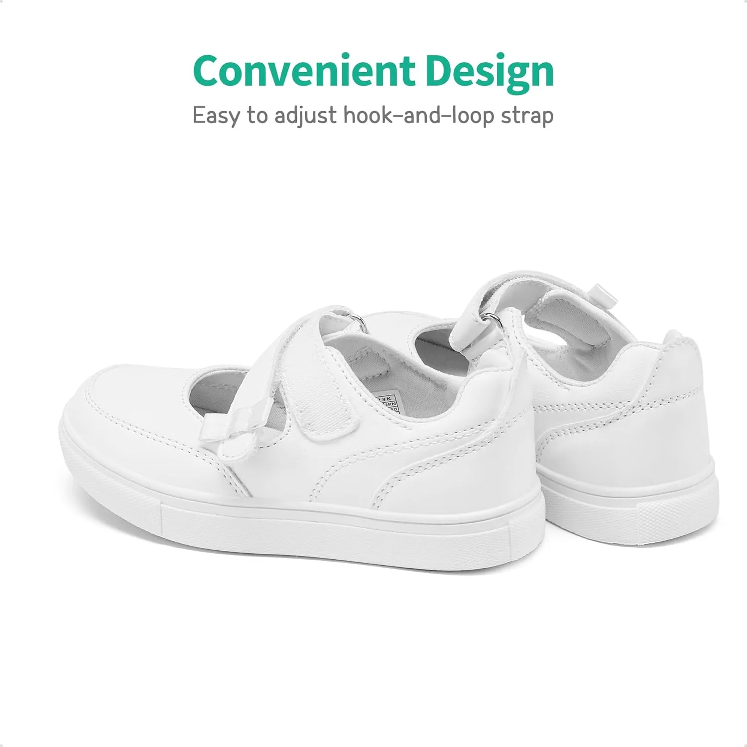 DREAM PAIRS Kids Girls Mary Jane Sneakers Strap Toddler Little Girls School Shoes Soft Walking Party Flat Shoes